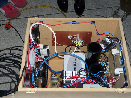 Elektrischer Aufbau der Tesla-Spule