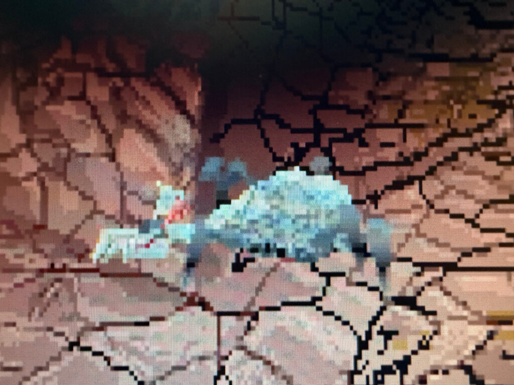 Eine Kreatur aus einer Spinne und einer Ratte aus dem Spiel 'Alone In The Dark' von 1992.